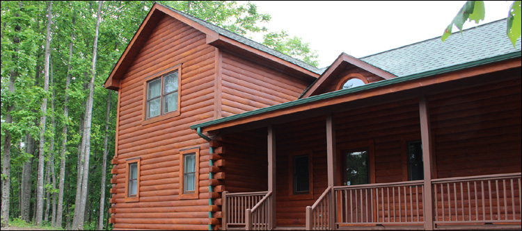 Log Home Staining in Caldwell County,  North Carolina