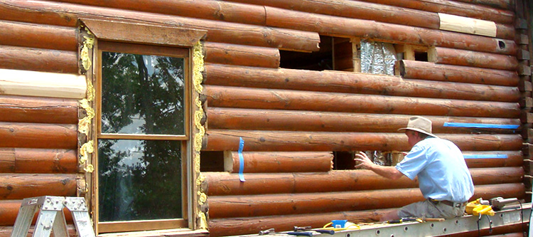 Log Home Repair Hudson,  North Carolina